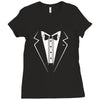 classic black tuxedo t shirt Ladies Fitted T-Shirt