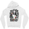 girl snake skull Zipper Hoodie