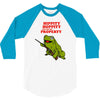 hippity hoppity get off my property 3/4 Sleeve Shirt