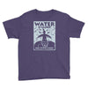 water is sacred no pipelines Youth Tee