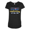 stop pokehunting Maternity Scoop Neck T-shirt
