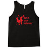 don't stop believin funny christmas Tank Top