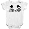 geeks vs nerds Baby Bodysuit