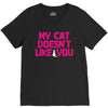 my cat doesn't like you V-Neck Tee