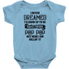 Perfect Freakin Pop Pop Baby Onesie