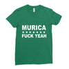 murica Ladies Fitted T-Shirt