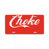 Choke License Plate