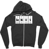 genius Zipper Hoodie