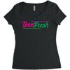 TEENFRESH Women's Triblend Scoop T-shirt