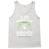 alien abductee survivor tour ufo nerd geek comic funny Tank Top