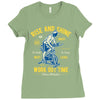 work out time Ladies Fitted T-Shirt
