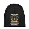 Never Underestimate The Strength Of A Childhood Cancer Warrior Baby Beanies