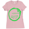 aurora total eclipse Ladies Fitted T-Shirt