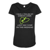 liver Maternity Scoop Neck T-shirt