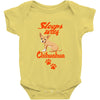 Sleeps With Chihuahua Baby Onesie