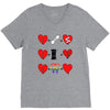 ls lesbian full heart V-Neck Tee