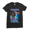 grandpa of the birthday girl Ladies Fitted T-Shirt
