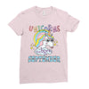 unicorns are born in september cute unicorn Ladies Fitted T-Shirt