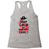 keep calm and where's carl tshirt the walking zombie tee apocalypes fu Racerback Tank