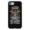 I'm A Veteran Granddad T Shirt iPhone 8