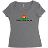 don't tread on me Women's Triblend Scoop T-shirt