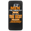 all men are created equal but only the best are born in january 1 Samsung Galaxy S7 Edge