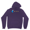 funny 80s pacman cookie monster retro gaming Hoodie