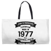 Premium Vintage  1977 Weekender Totes