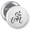 bike rider biker cyclist Pin-back button