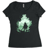 the adventure begins Women's Triblend Scoop T-shirt