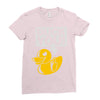 duck you Ladies Fitted T-Shirt