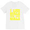 i like girls who like girls V-Neck Tee