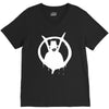 new v for vendetta logo V-Neck Tee