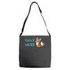 foxy nerd Adjustable Strap Totes