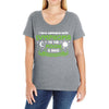 I Love Someone with Lymphoma Cancer to The Moon and Back to Infinity Ladies Curvy T-Shirt
