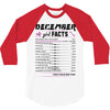 December Girl Facts Sagittarius 3/4 Sleeve Shirt