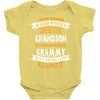 Super Cool Grandson Of A Freaking Awesome Grammy Baby Onesie