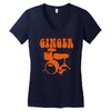 drum ganger Women's V-Neck T-Shirt