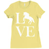 horse love Ladies Fitted T-Shirt