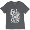 eat well travel often V-Neck Tee