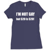 i'm not gay.. Ladies Fitted T-Shirt