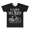 i love when my wife lets me buy another bike All Over Men's T-shirt