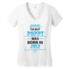 The Best Poppy Was Born In July Women's V-Neck T-Shirt