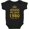 queens are born in 1980 Baby Bodysuit