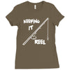 keeping it reel Ladies Fitted T-Shirt
