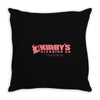 kirby's cleaning co2 Throw Pillow