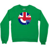 mod union jack, ideal gift, birthday present Crewneck Sweatshirt