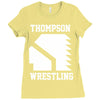 Thompson High School Wrestling (Vision Quest) Ladies Fitted T-Shirt