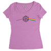 pink floyd parody d20 dungeons and dragons Women's Triblend Scoop T-shirt