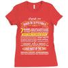 Legends Are Born In September Ladies Fitted T-Shirt
